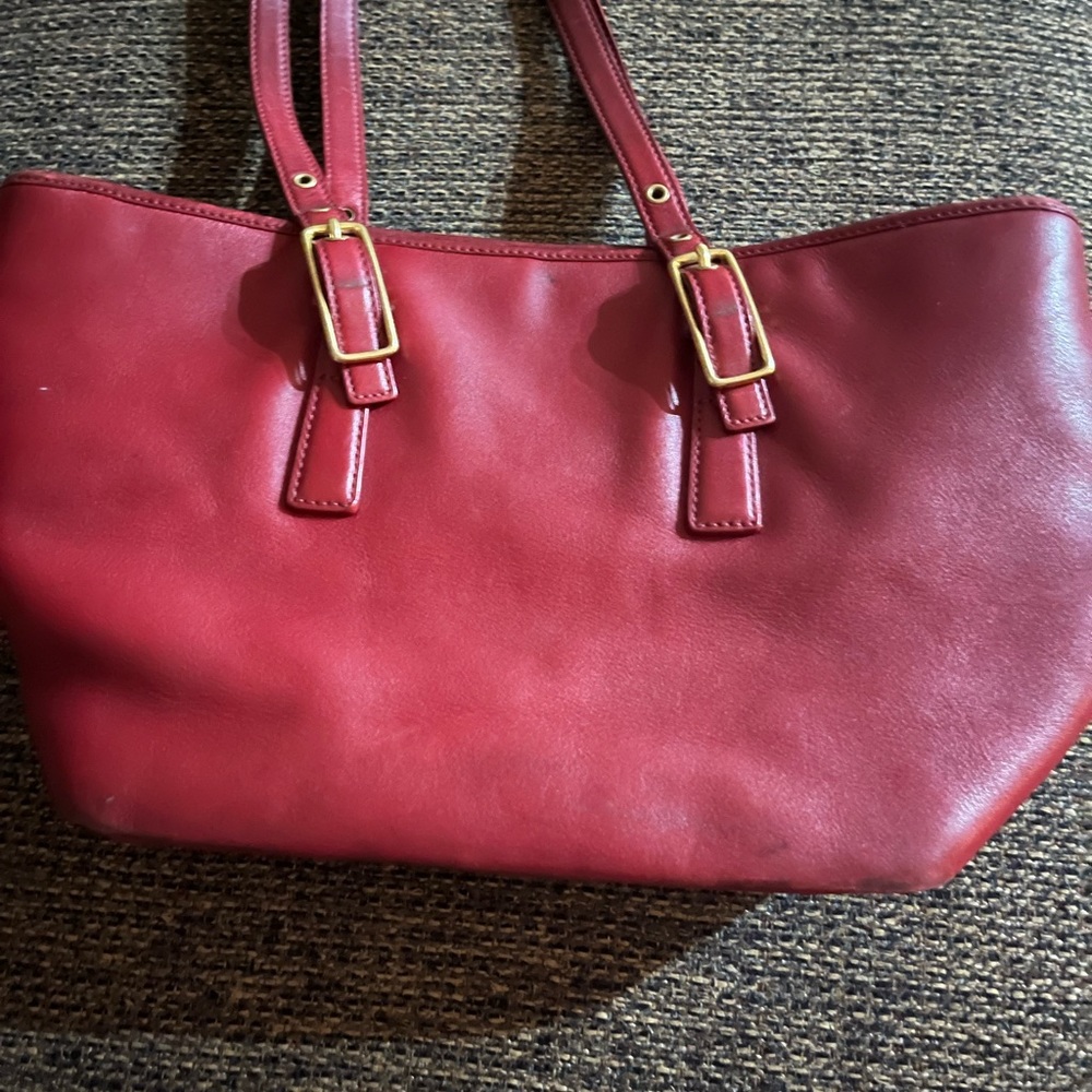 Red Coach Purse - Picture 4 of 6